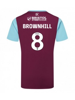 Burnley Josh Brownhill #8 Replika Hemmakläder 2024-25 Kortärmad